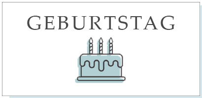Geschenke zum Geburtstag