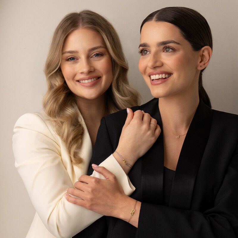 Armkette ETERNAL TOUCH, Diamanten, 14 Karat Gelbgold