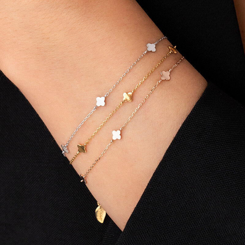 Halskette MINI Stars, 14 Karat Rosegold