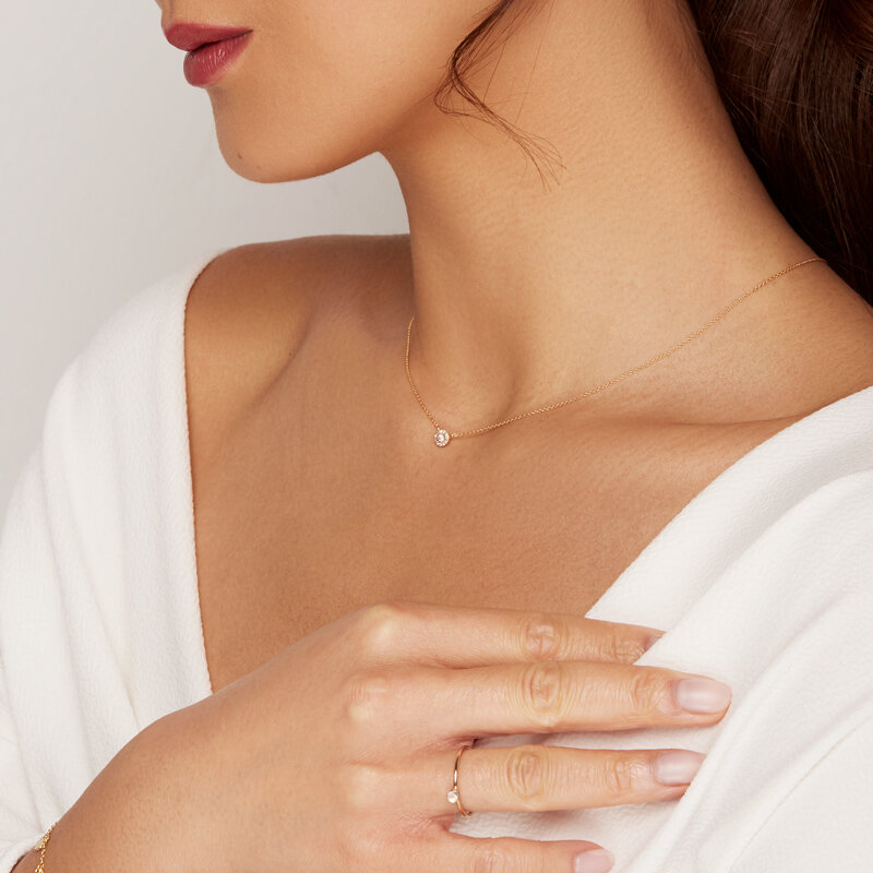Perlenstecker klein, 18 K Gelbgold