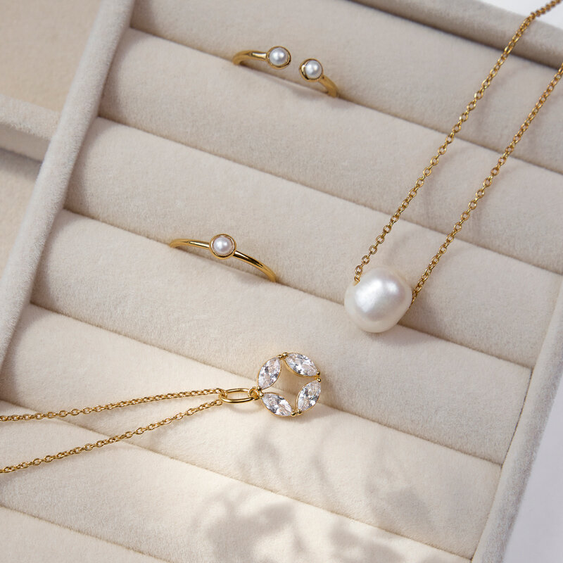 Armkette Flying Pearls, 925 Sterlilngsilber