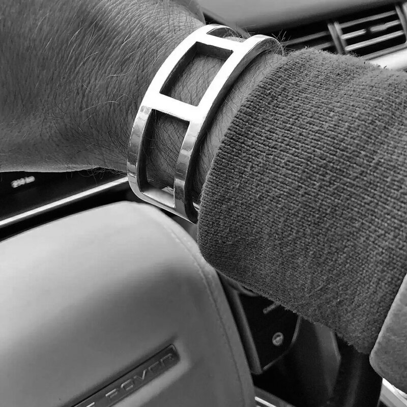 Herren Armband ETERNAL TOUCH, 14 Karat Weigold