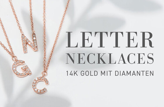 Leaf Jewelry - Buchstaben Schmuck