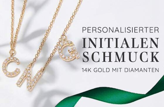 Leaf Jewelry - Buchstaben und Initialen Halsketten und Armbnder