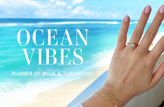 Leaf Jewelry - Blau und T�rkis Schmuck