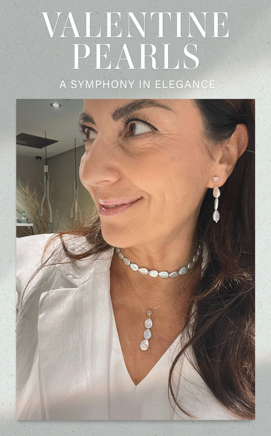 Leaf Jewelry - Valentine Pearls