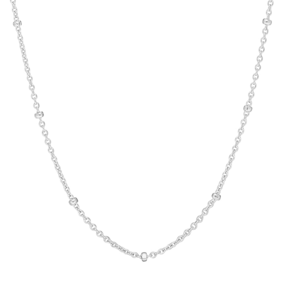 Gliederkette mit Kugeln, 55cm, 925 Sterlingsilber