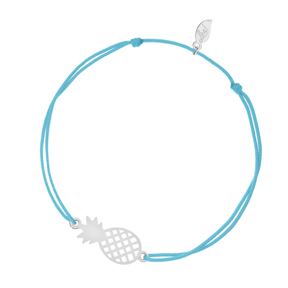 Gl�cksarmband ANANAS, 925 Sterlingsilber, T�rkis