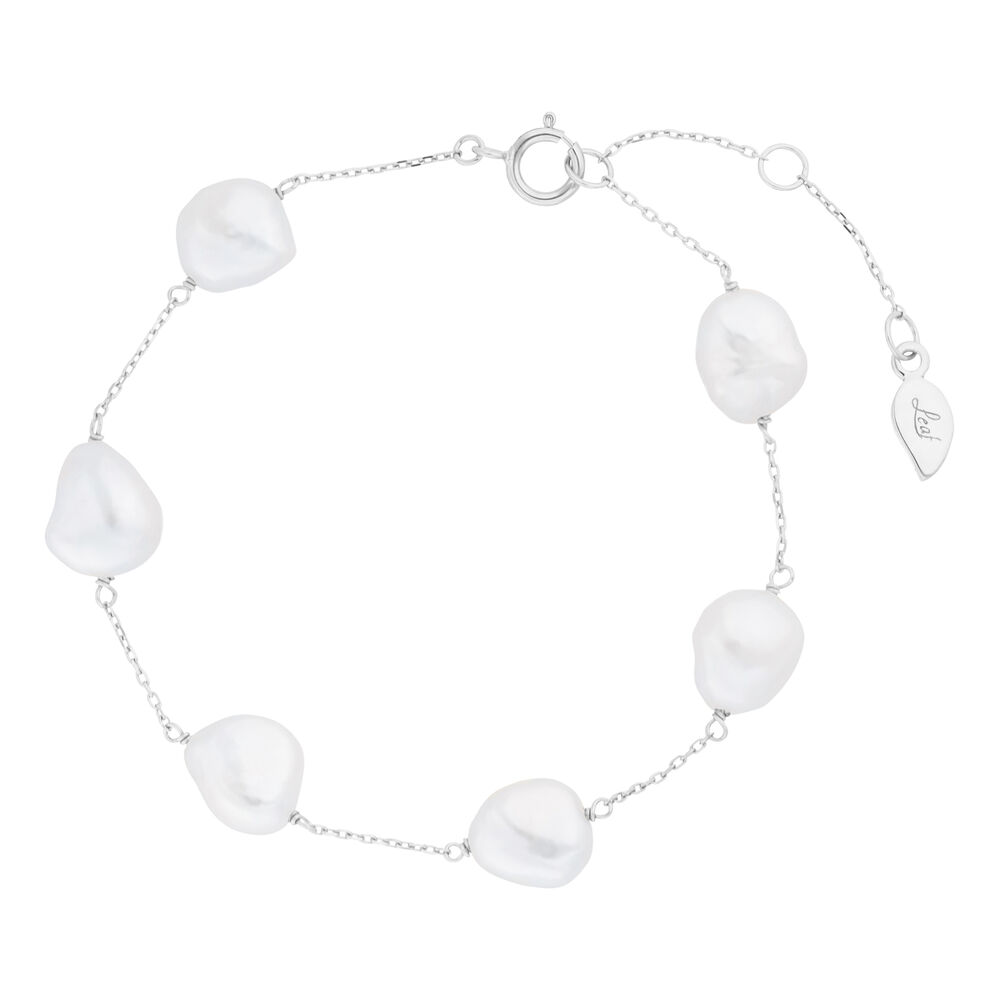 Armkette Barock Pearls, 14 Karat Weigold