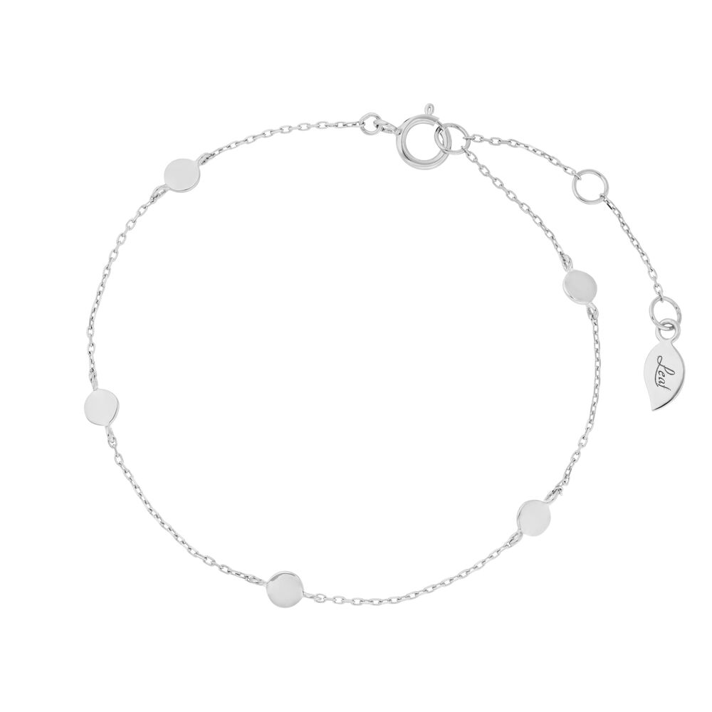 Armkette MINI Plates, 14 Karat Wei�gold