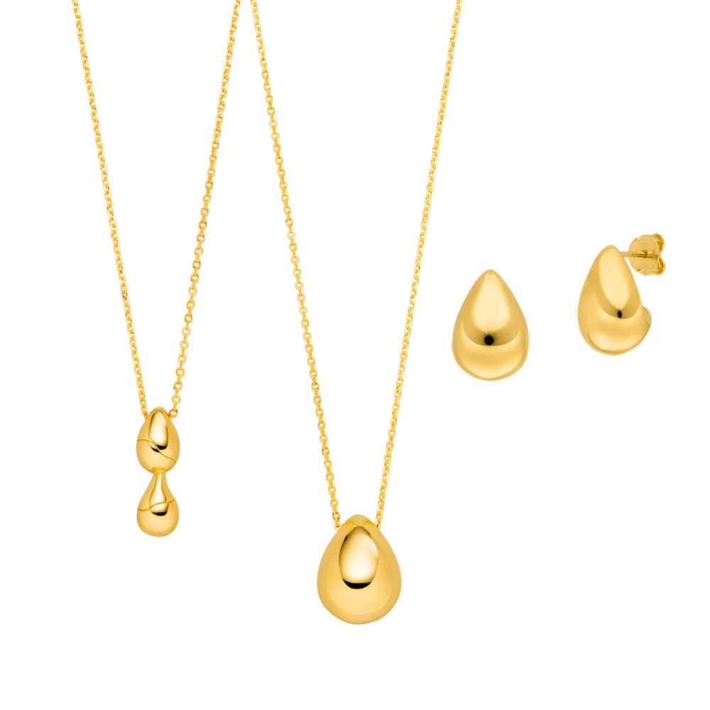 Bold Schmuckset, 18 K Gelbgold vergoldet
