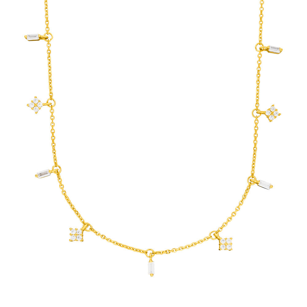 Choker CRYSTAL, 18 Karat Gelbgold vergoldet