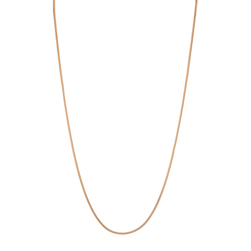 Choker Snake, 43 cm, 18 K Rosegold vergoldet