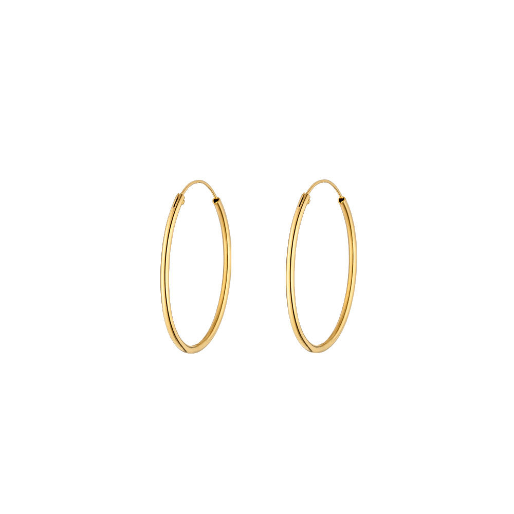 Creole Pure, 30mm, 18K Gelbgold vergoldet