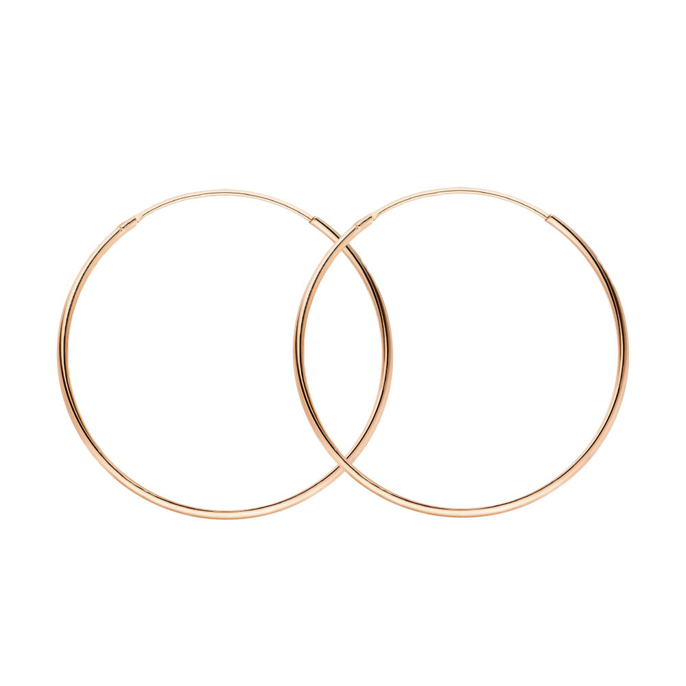 Creole Pure, 45mm, 18 K Rosegold vergoldet