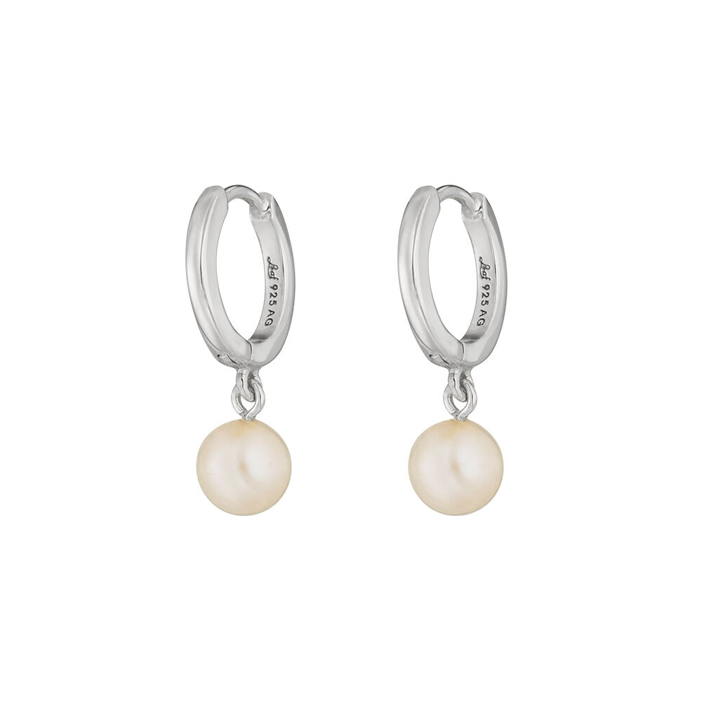 Creolen PEARLS, 925 Sterlingsilber