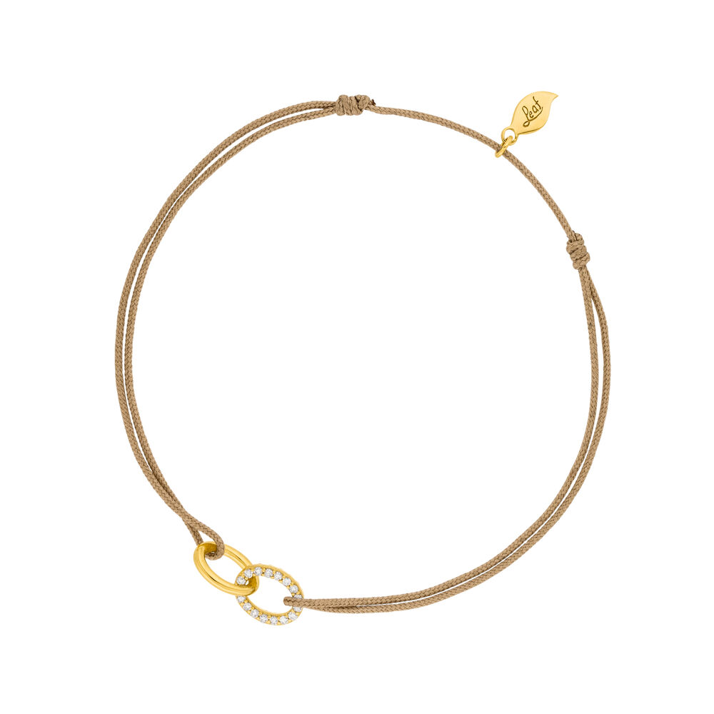 Damen Armband ETERNAL TOUCH, Diamanten, 14 Karat Gelbgold