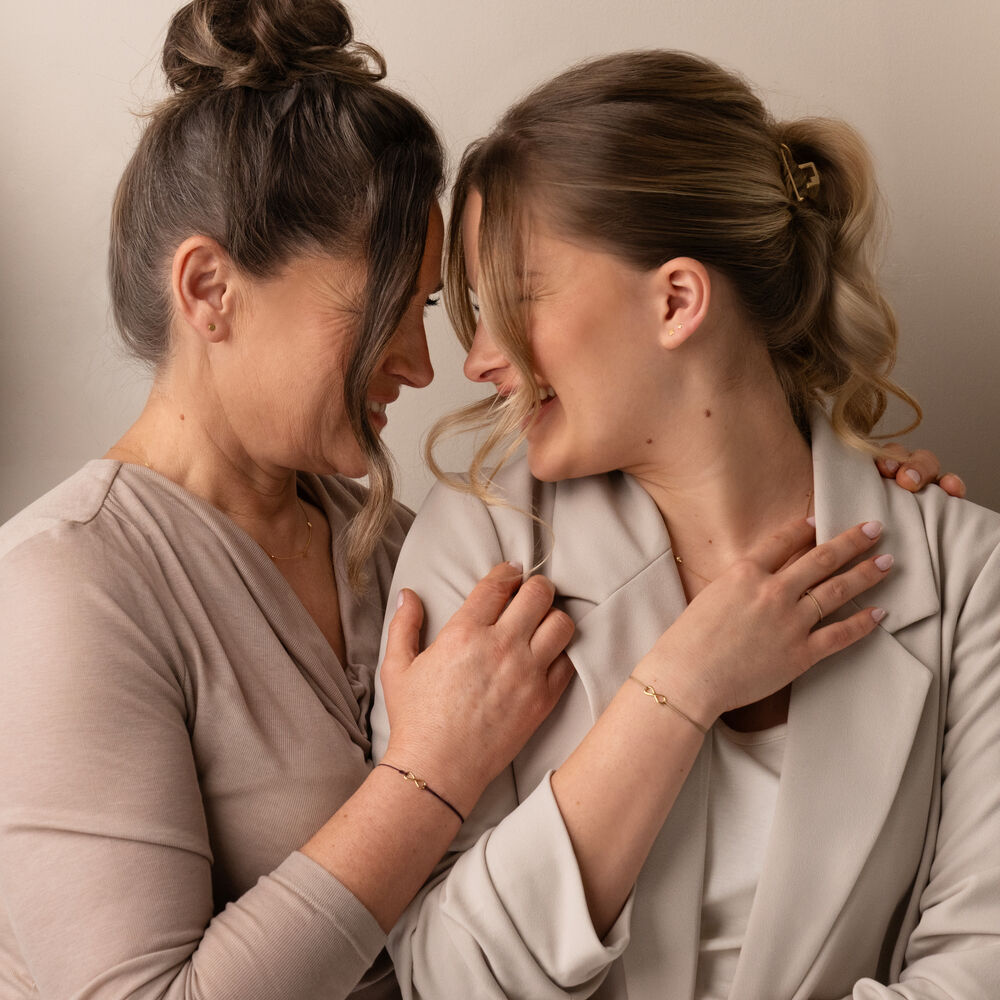 Armband Set, INFINITY, 14 Karat Gelbgold Bild 4