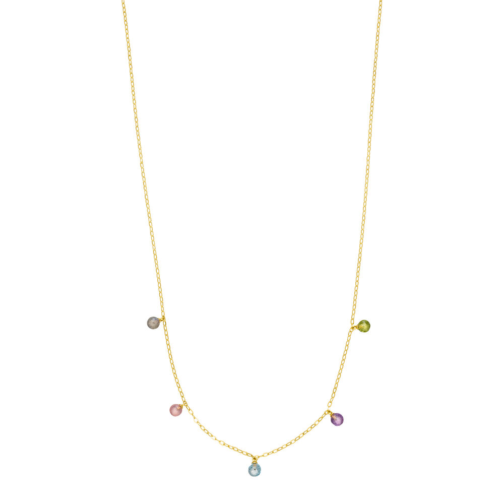 Halskette Sweet Gems, 14K Gelbgold Bild 5