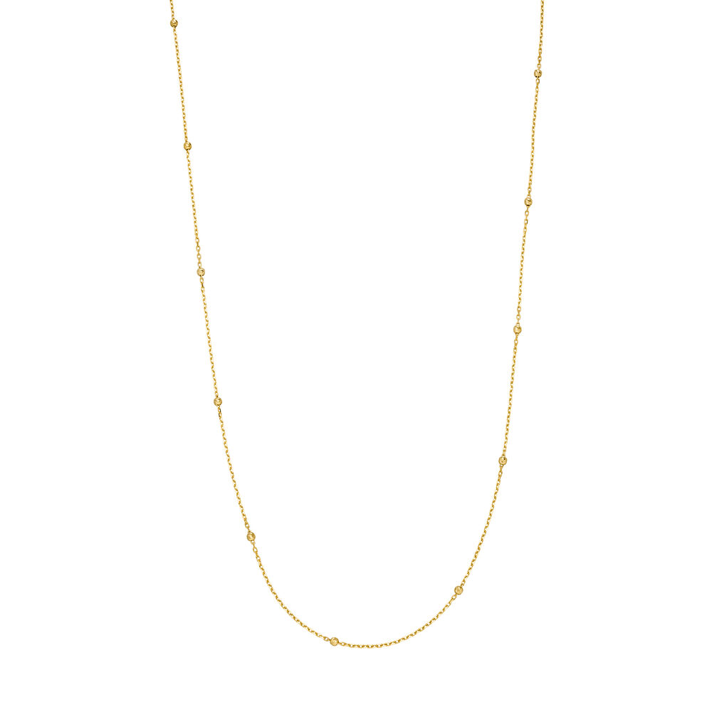 Halskette Beads, 14 Karat Gelbgold Bild 3