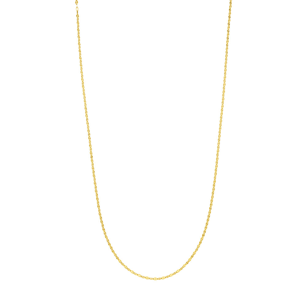 Halskette Shiny Twist, 14 Karat Gelbgold Bild 5