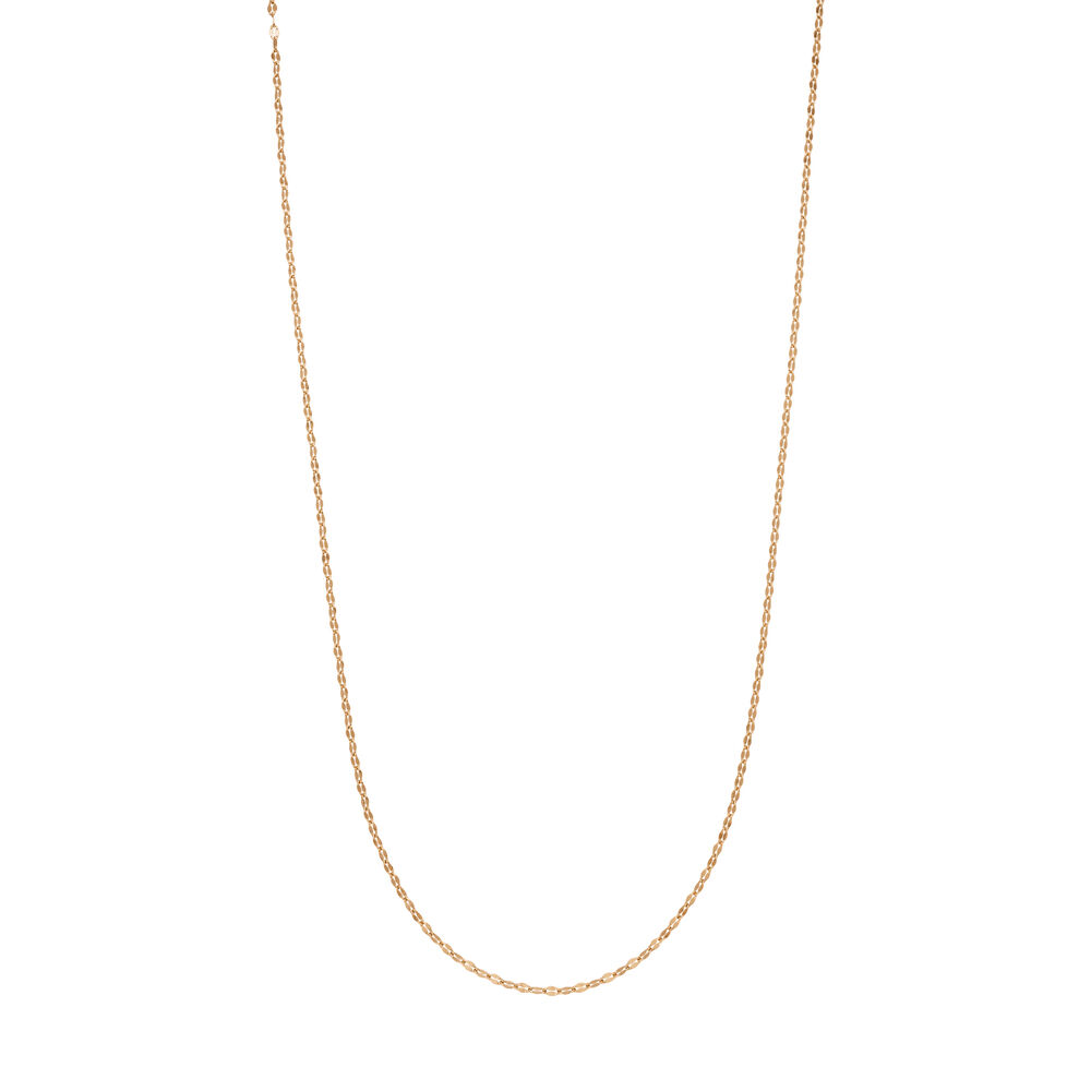 Halskette Shiny Twist, 14 Karat Rosegold Bild 5