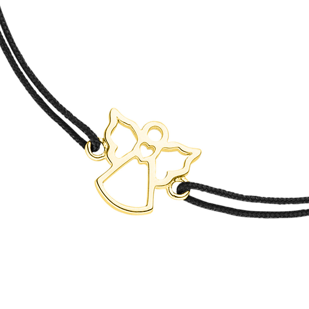 Freundschaftsarmband SCHUTZENGEL, 14 Karat Gelbgold