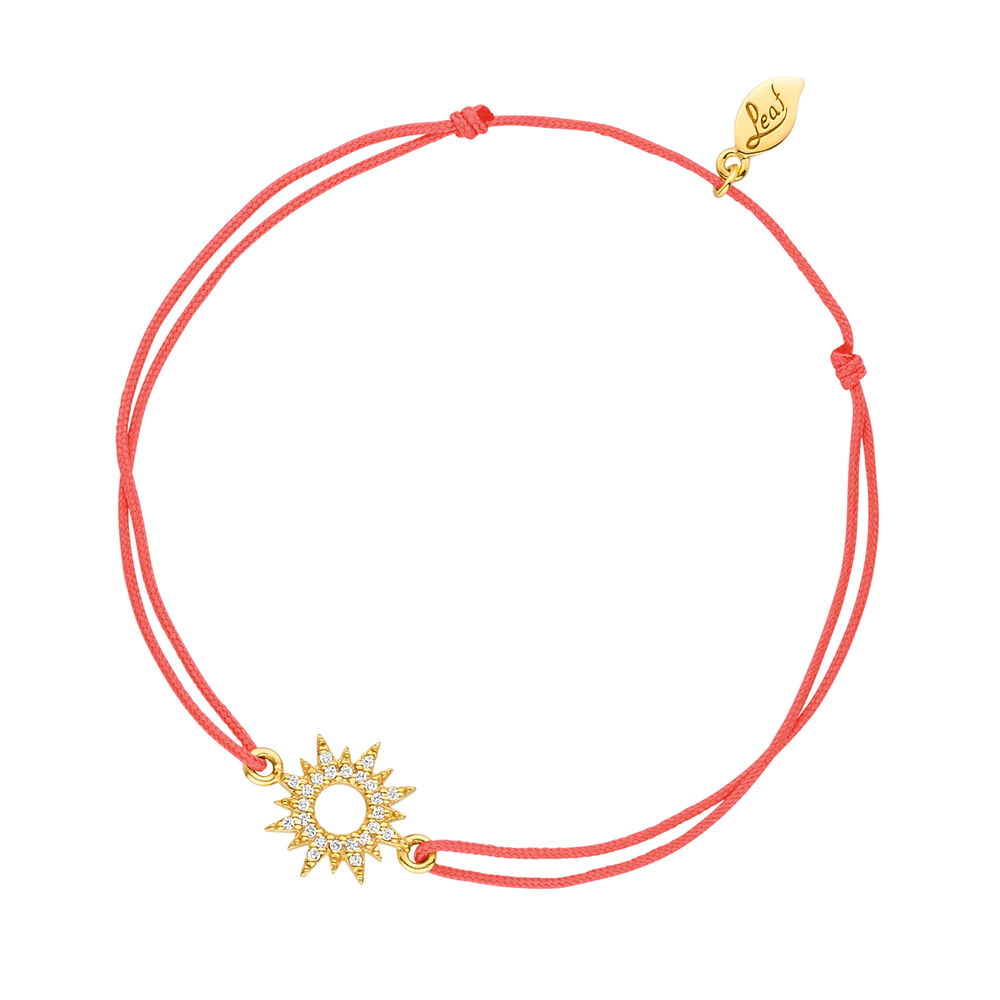 Fubndchen SPARKLING SUN, 18 K Gelbgold vergoldet