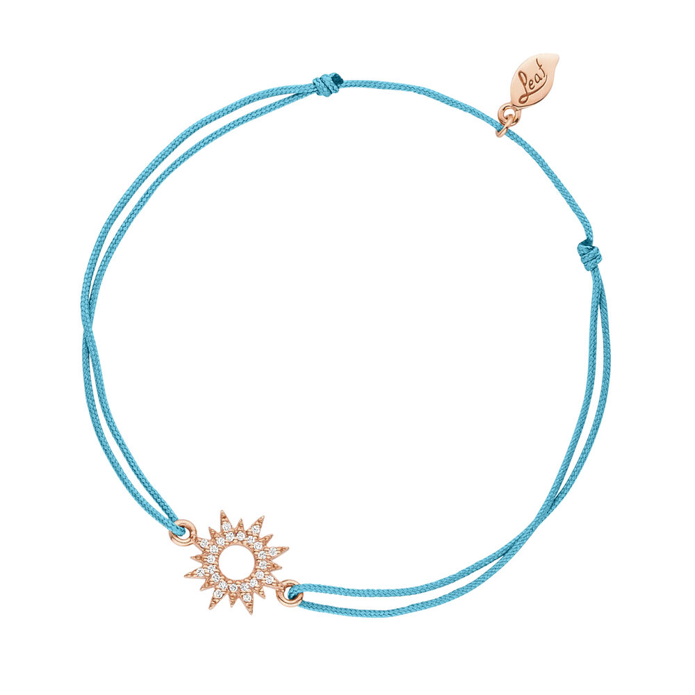 Fubndchen SPARKLING SUN, 18 K Rosegold vergoldet