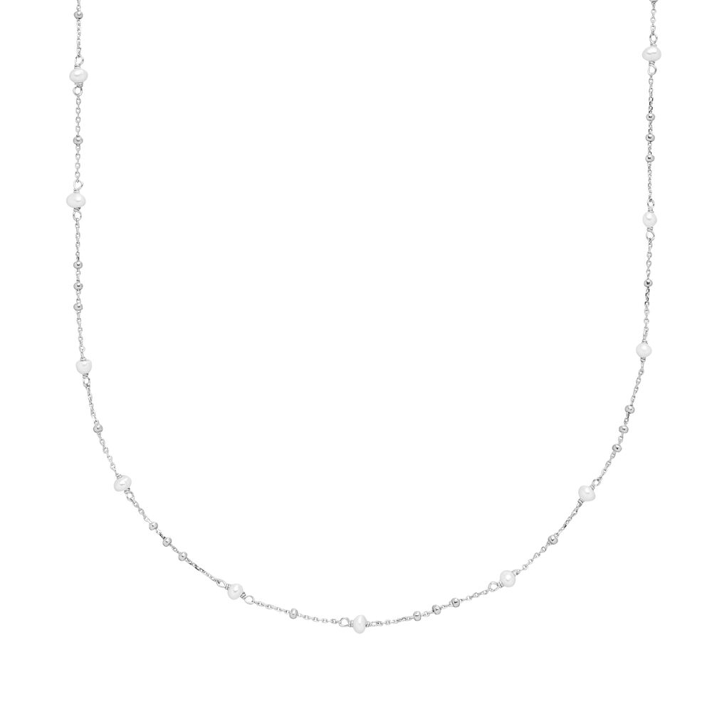 Halskette Flying Pearls, 925 Sterlingsilber