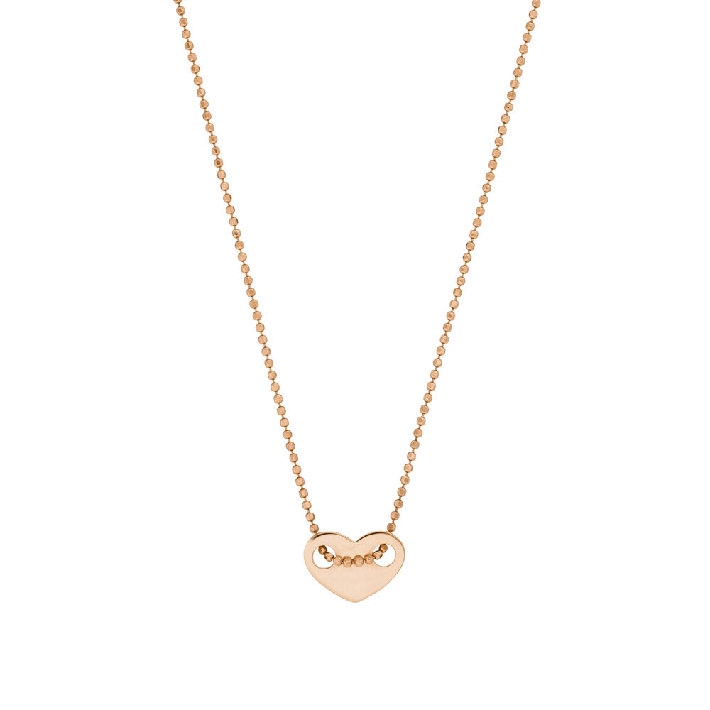 Halskette Heart, 14 Karat Rosegold