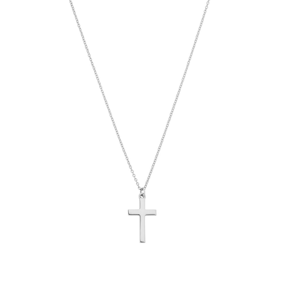 Halskette Kreuz, 14 Karat Weigold