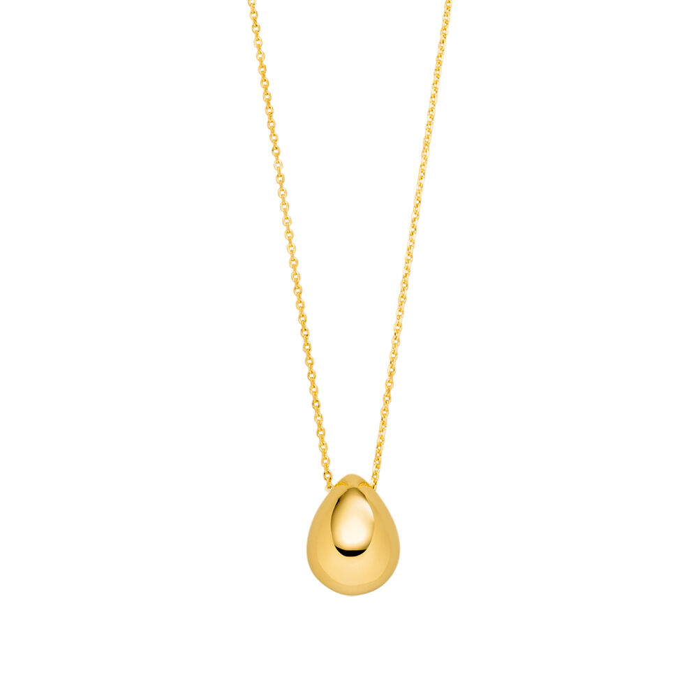 Halskette One Drop, 18 Karat Gelbgold vergoldet