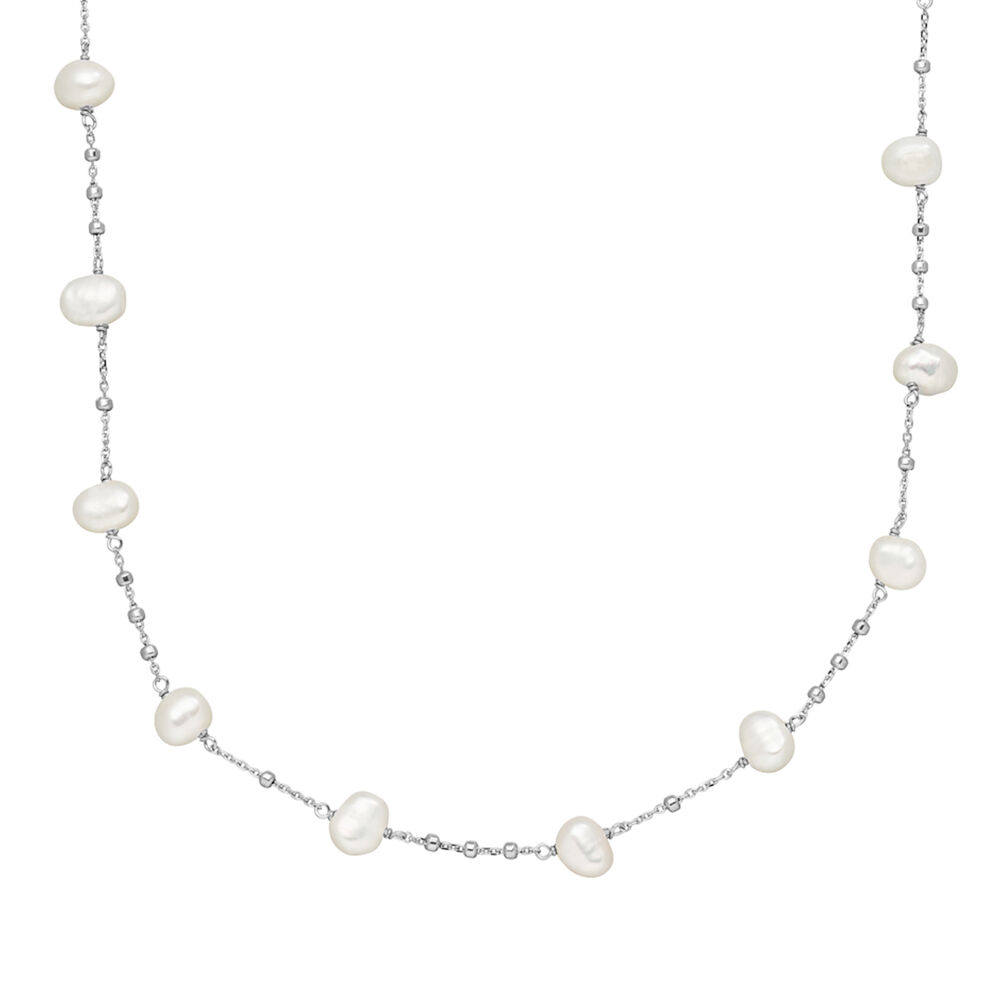 Halskette Perle, 925 Sterlingsilber