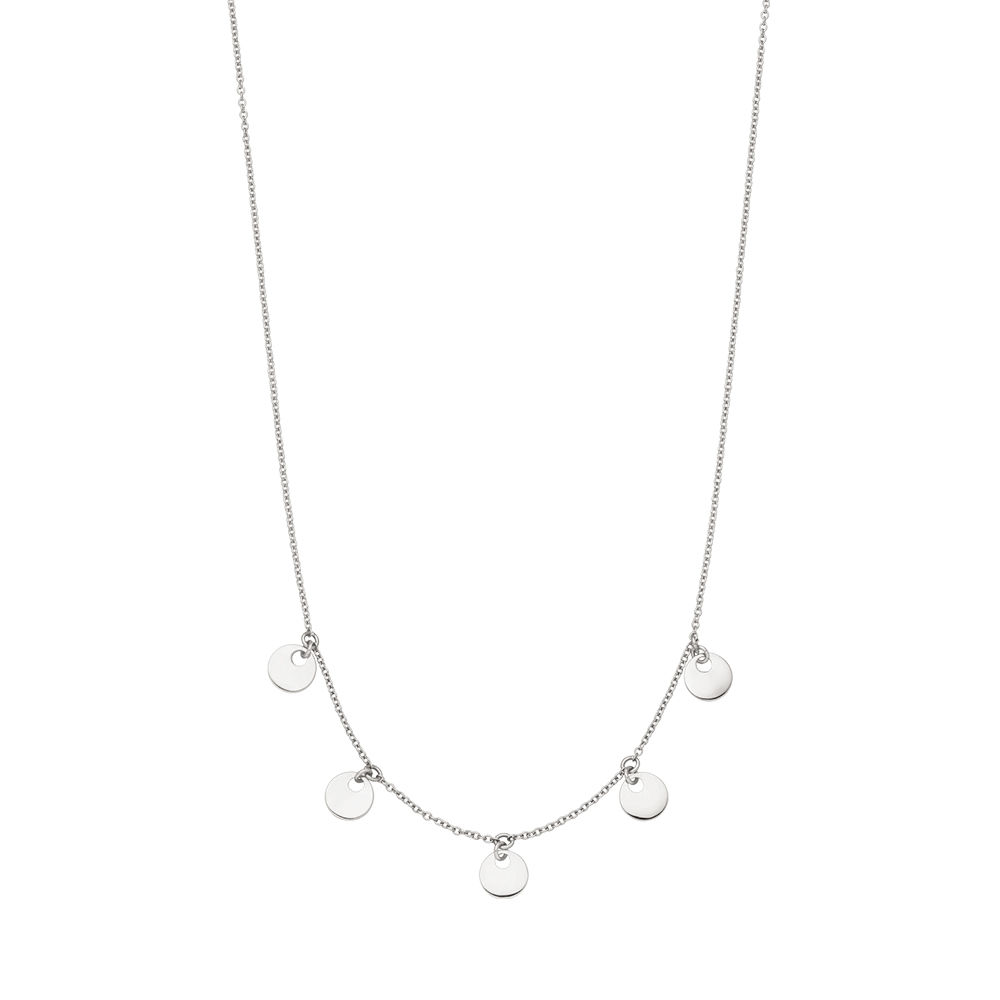 Halskette Platelet, 14 Karat Weigold