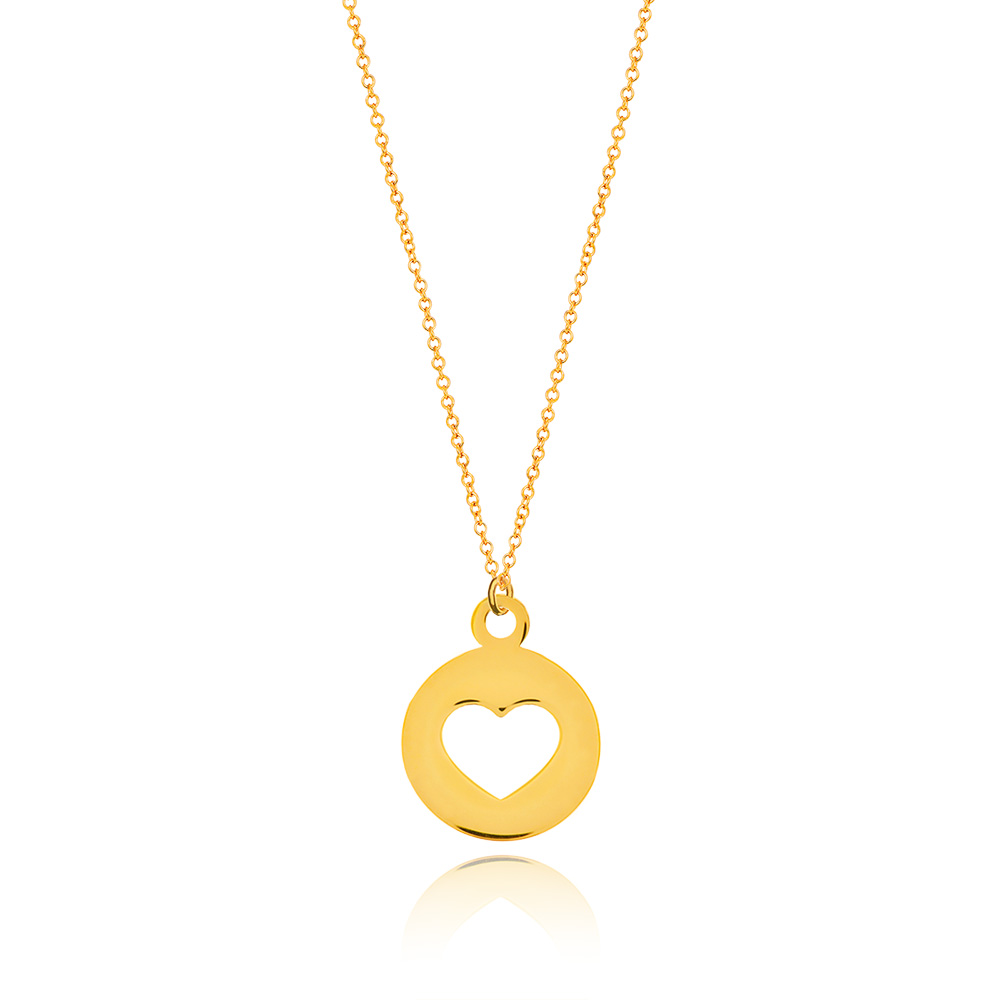 Halskette Heart, 14 K Gelbgold