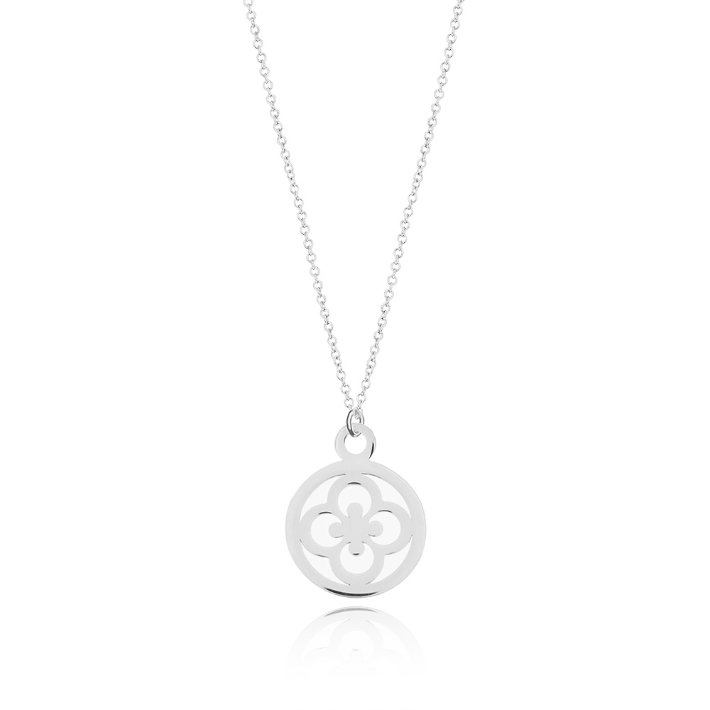 Halskette Clover, 14 Karat Weigold