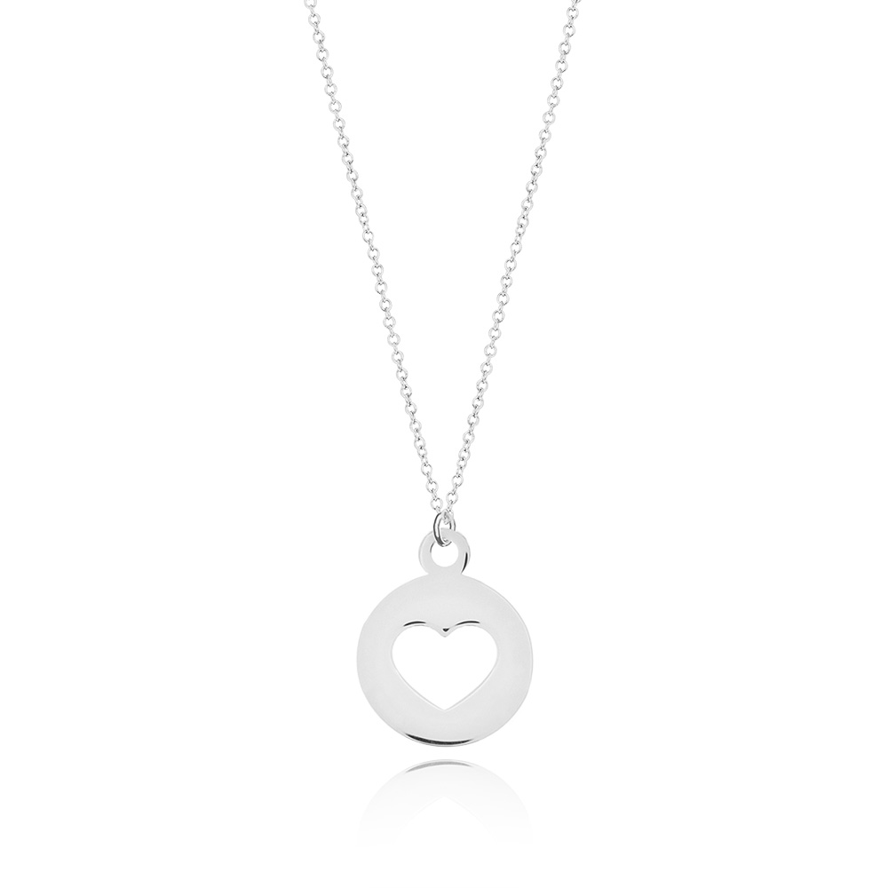 Halskette Heart, 14 K Weigold