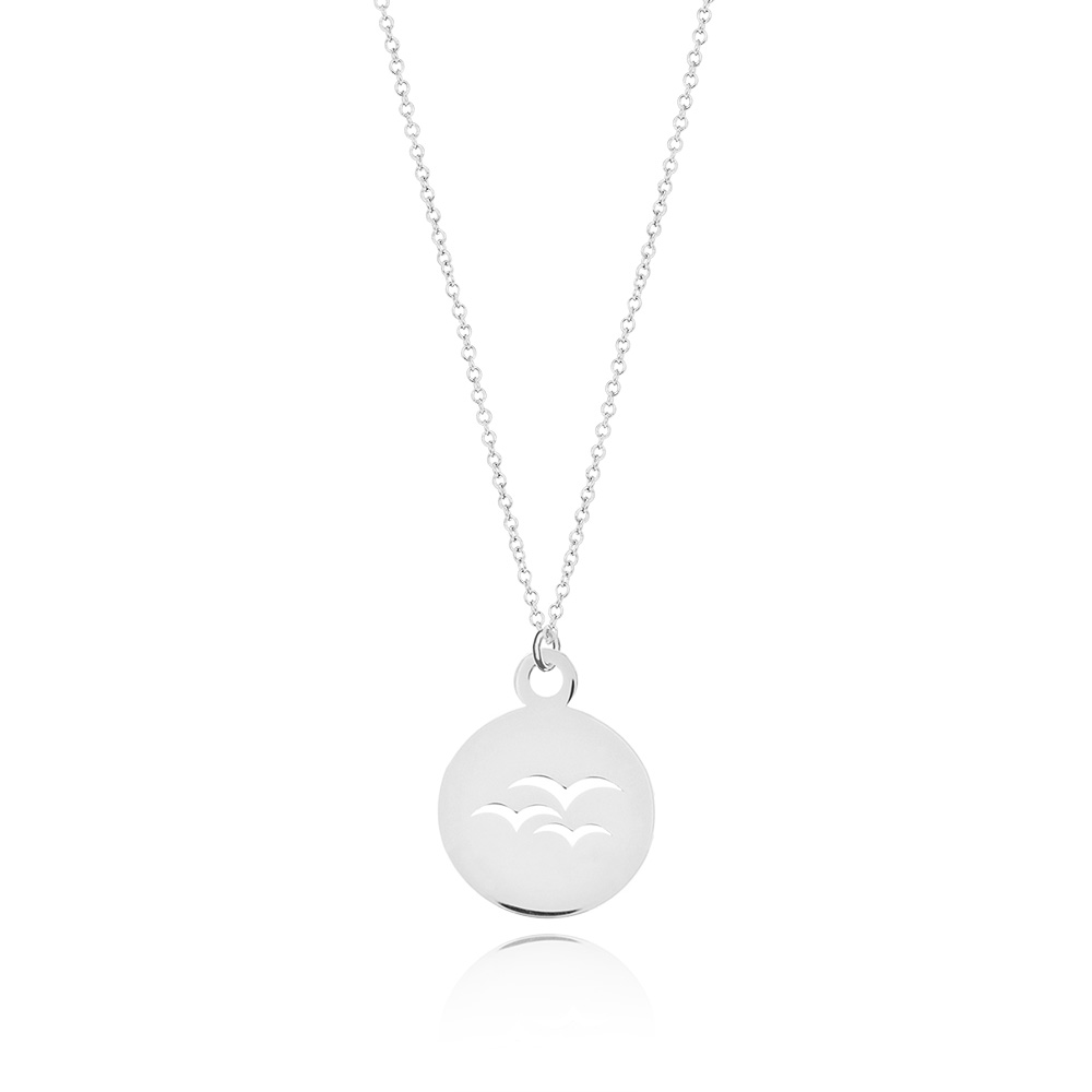 Halskette Birds, 14 Karat Weigold