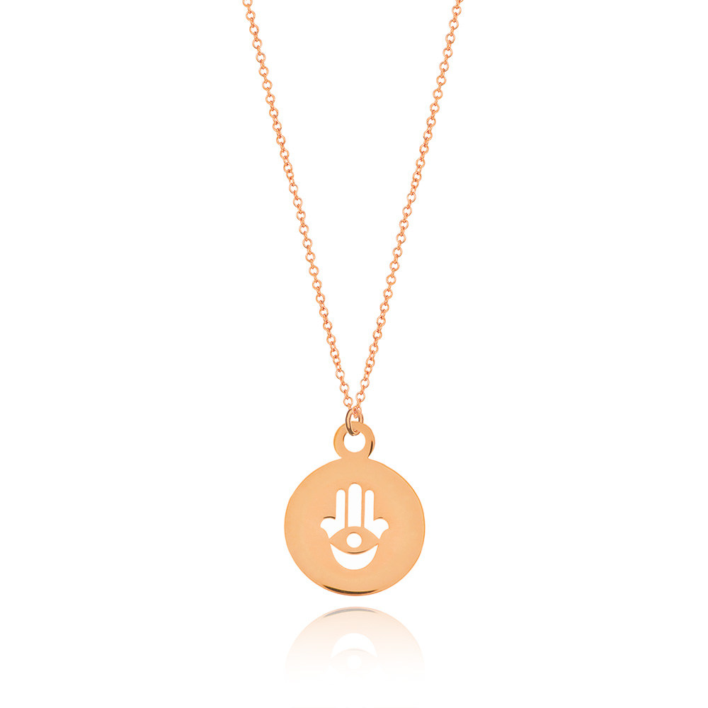 Halskette Fatima, 14 K Rosegold