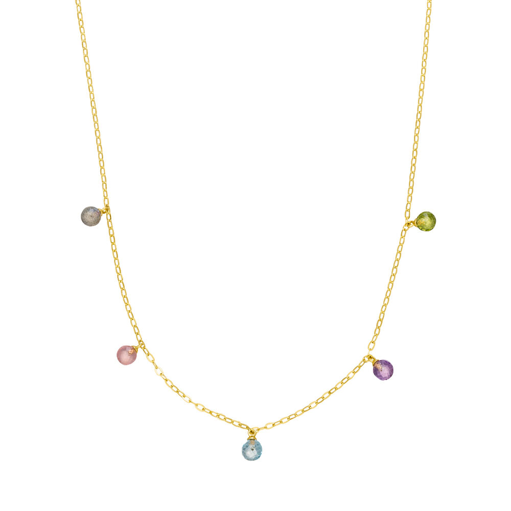 Halskette Sweet Gems, 14K Gelbgold