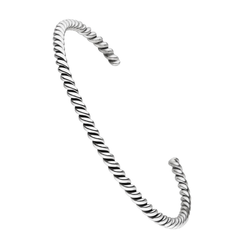 Herrenarmreif ONE TWIST, 925 Sterlingsilber