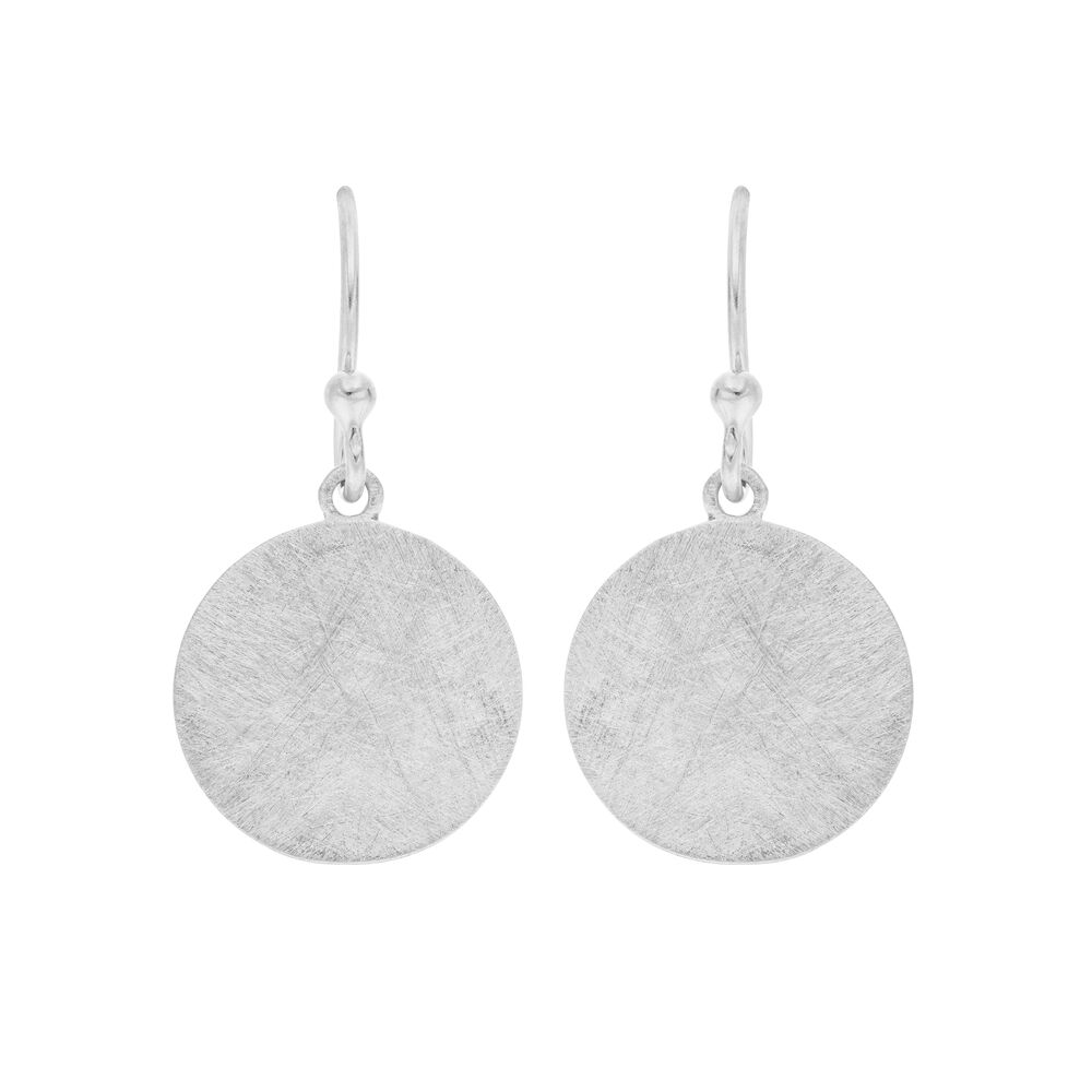 Ohrhnger Plttchen gro, 925 Sterlingsilber Bild 2