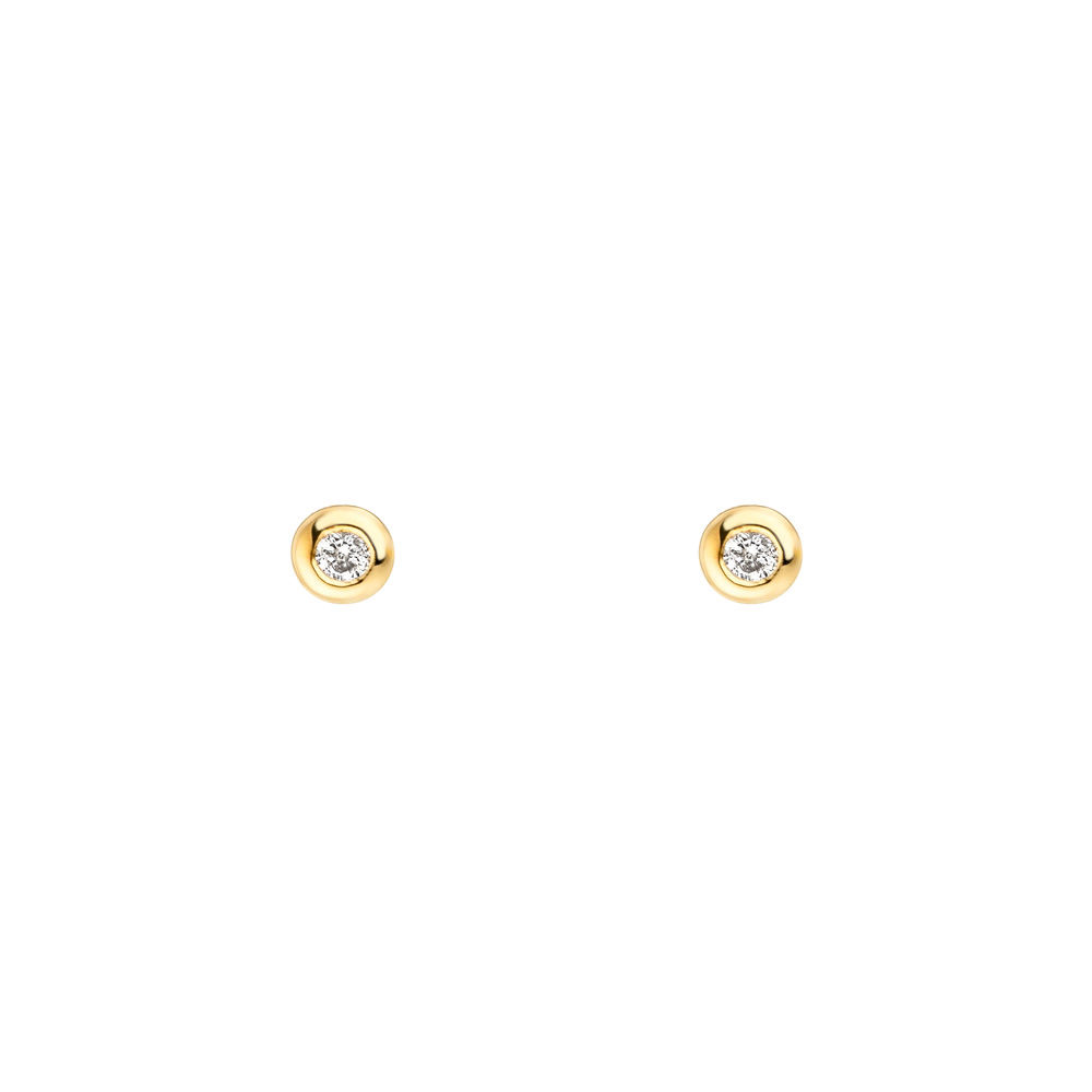 Ohrstecker MINI Pure 18 K Gelbgold vergoldet, 18 K Gelbgold vergoldet