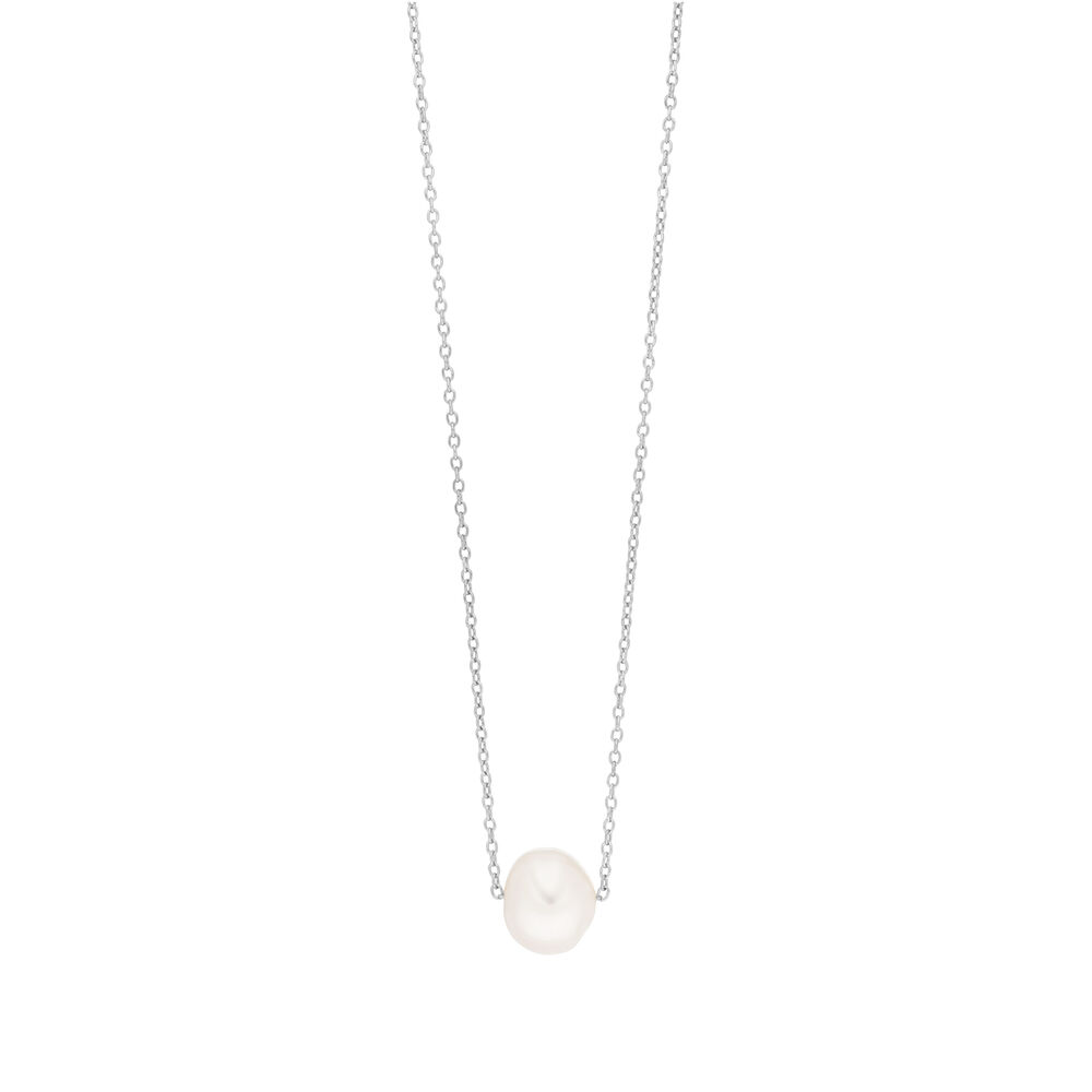 Halskette Perlen Tropfen, 925er Silber Bild 2