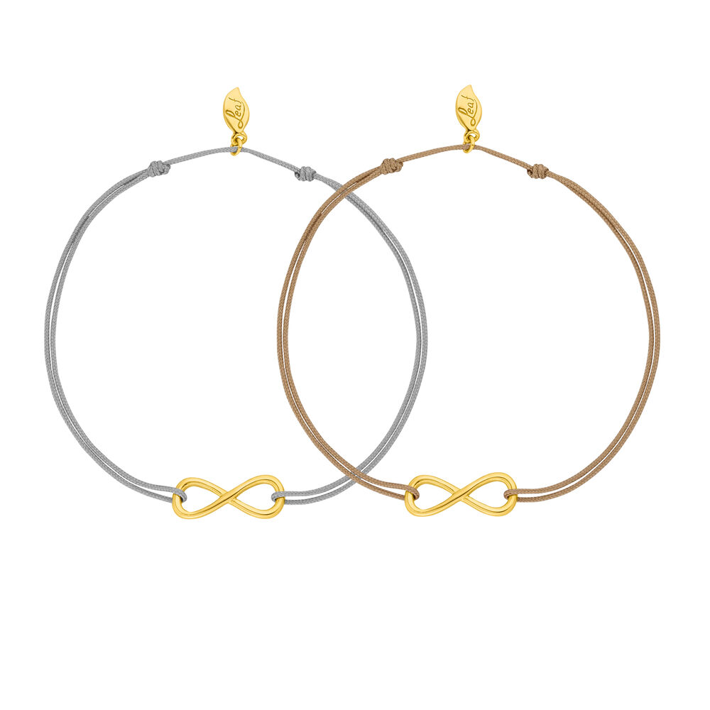 Armband Set, INFINITY, 14 Karat Gelbgold Bild 3