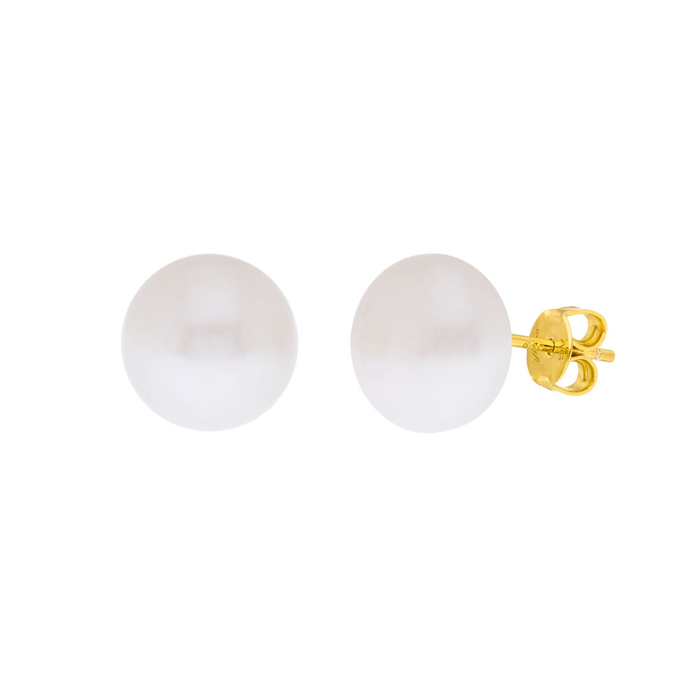 Perlenstecker gro, 18 K Gelbgold Bild 2