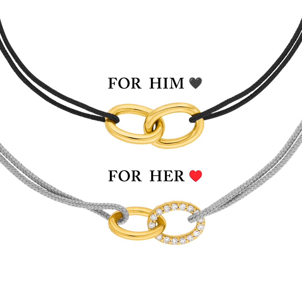 Partner Armbnder, ETERNAL TOUCH, 14 Karat Gelbgold