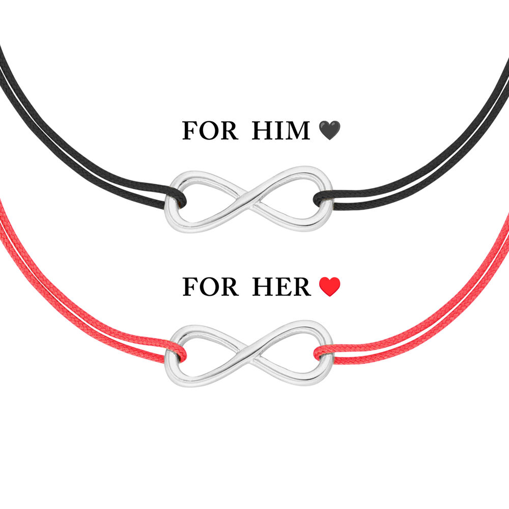 Partner Armbnder, INFINITY, 14 Karat Weigold