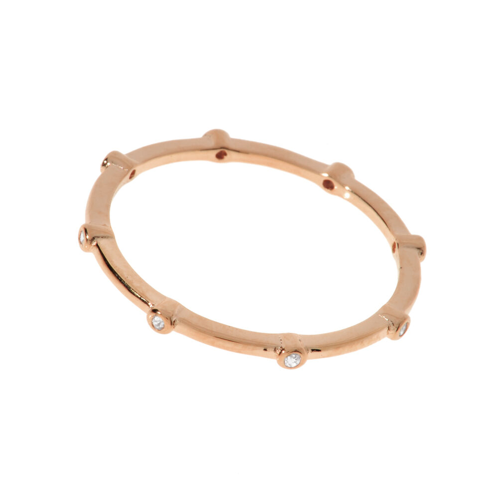 Ring DAZZLE, 18 K Rosegold vergoldet